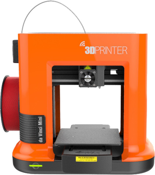 XYZprinting 3FM1WXEU01F Производство методом наплавления нитей (FFF) Wi-Fi Черный, Оранжевый 3D-принтер
