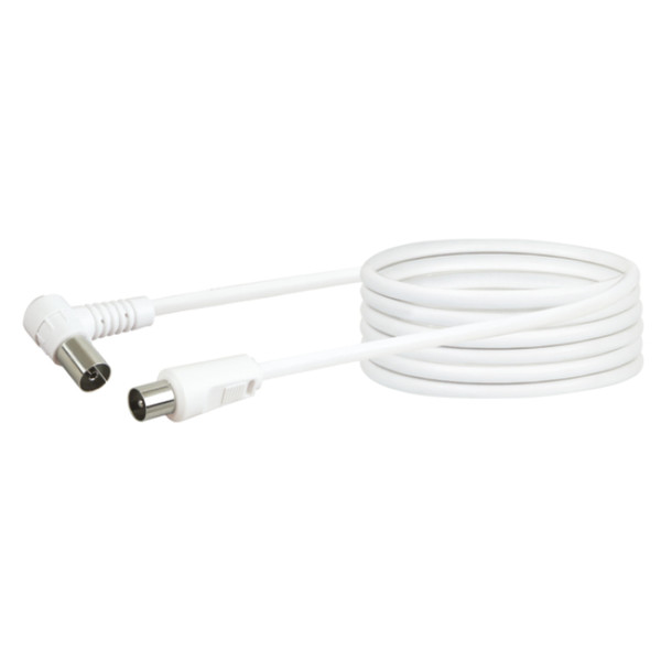 Schwaiger KVKW100 532 10м IEC IEC Белый коаксиальный кабель