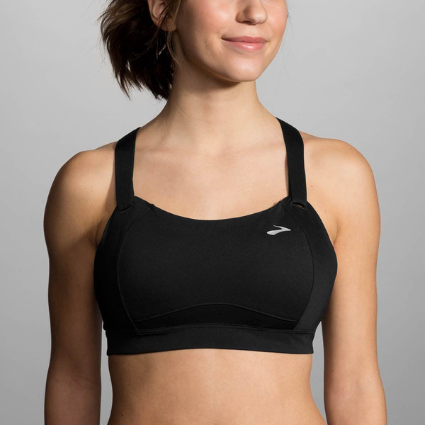 Brooks Juno 36D Sports Wirefree Black brassiere