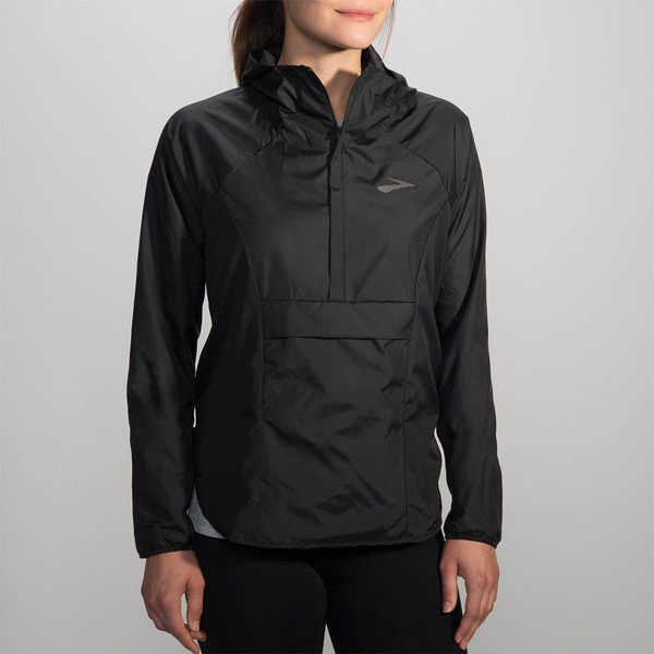 Brooks Cascadia Shell Women's shell jacket/windbreaker L Polyester Black