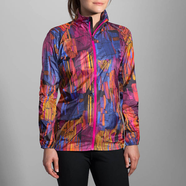 Brooks LSD Women's shell jacket/windbreaker XS Ripstop nylon Multicolour
