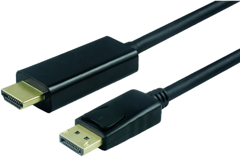 ROLINE 11.04.5786 2m DisplayPort HDMI Black