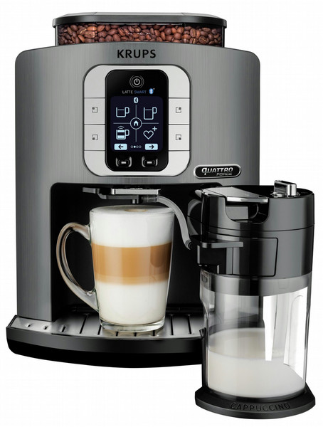 Krups EA860E Freestanding Fully-auto Espresso machine 1.7L 1cups Silver coffee maker