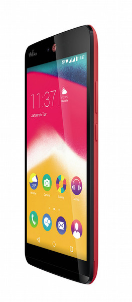 Wiko Rainbow Jam Две SIM-карты 8ГБ Красный смартфон