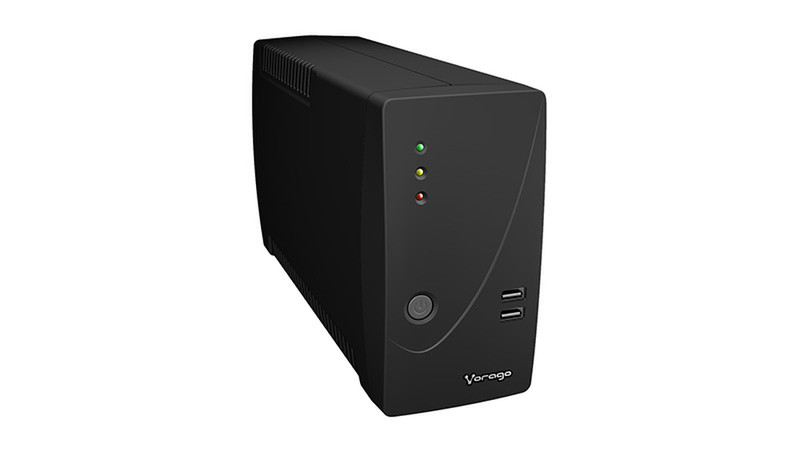 Vorago UPS-300 800VA Black uninterruptible power supply (UPS)