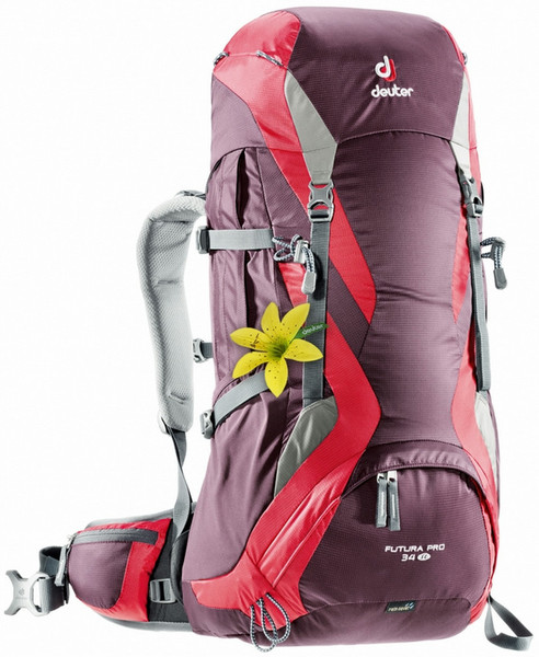 Deuter Futura Pro 34 SL Unisex 34L Nylon,Polyester Purple,Red travel backpack