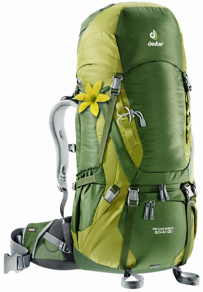 Deuter Aircontact 50 + 10 SL Unisex 50l Nylon,Polyester Grün Reiserucksack