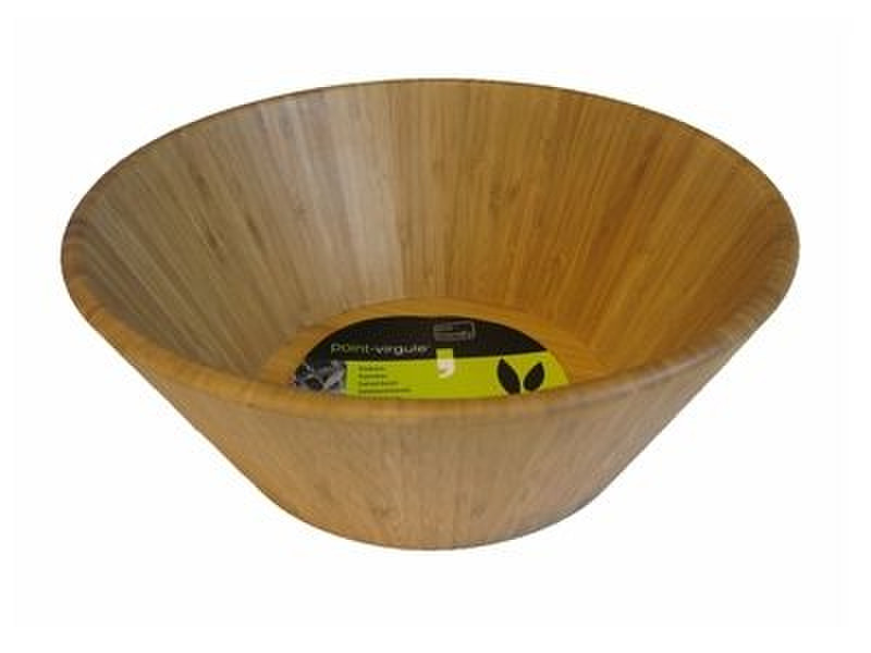 Point-Virgule 880-51300 Salad bowl Round Bamboo Wood dining bowl