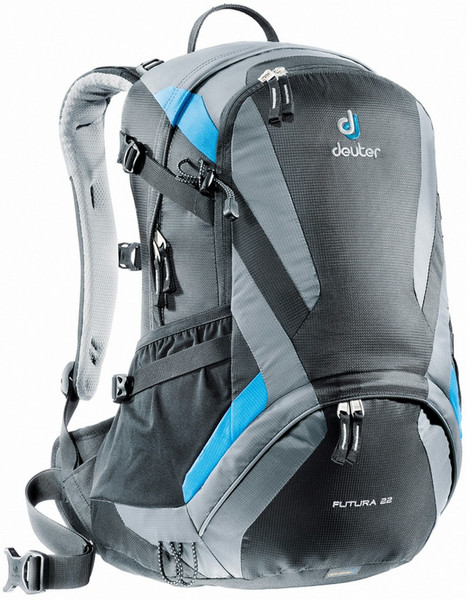 Deuter Futura 22 Unisex 22L Nylon,Polyester,Polytex Black,Titanium travel backpack
