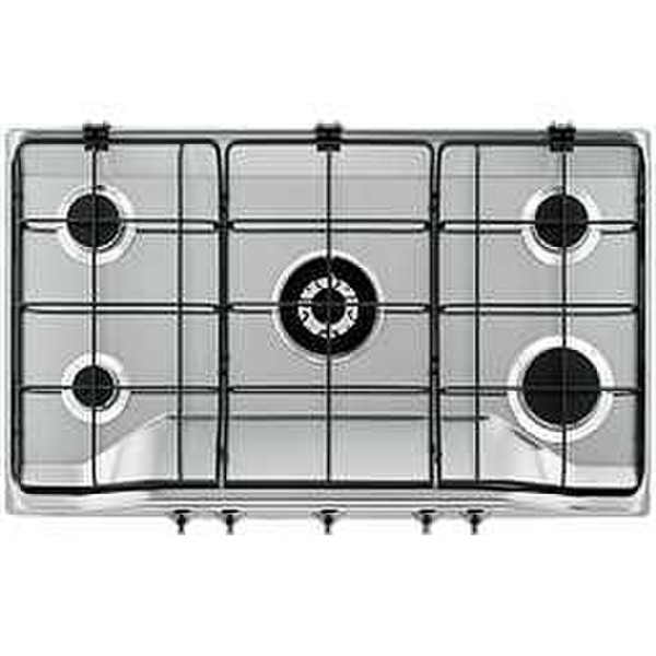 Zanussi ZGF984IX gas heater built-in Gas hob Silver