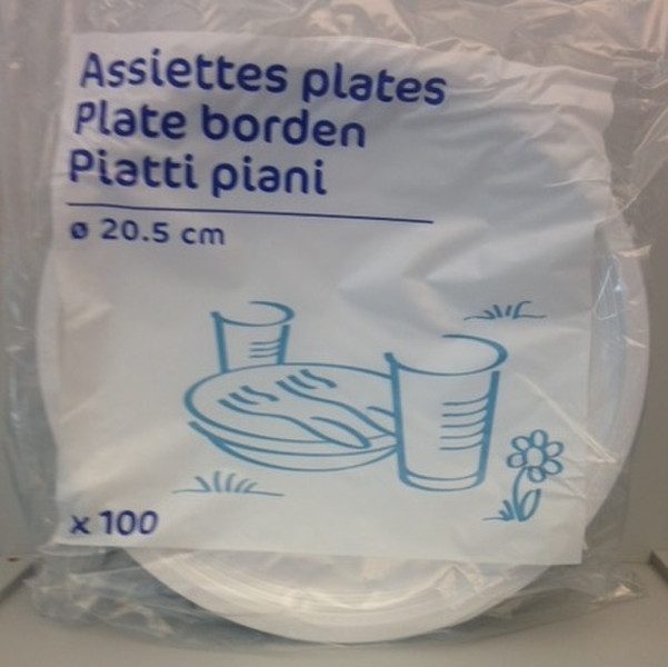 Flo 002105240 Plate disposable plate/bowl