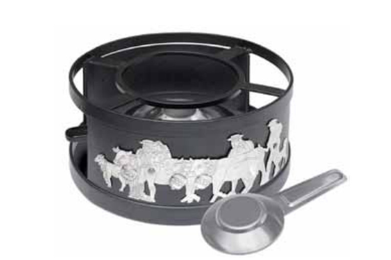 Heidi Cheese Line Appenzell Silver Silber, Schwarz