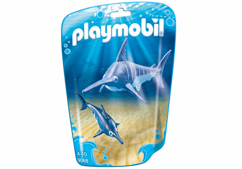 Playmobil FamilyFun 9068 Bath animal Blue