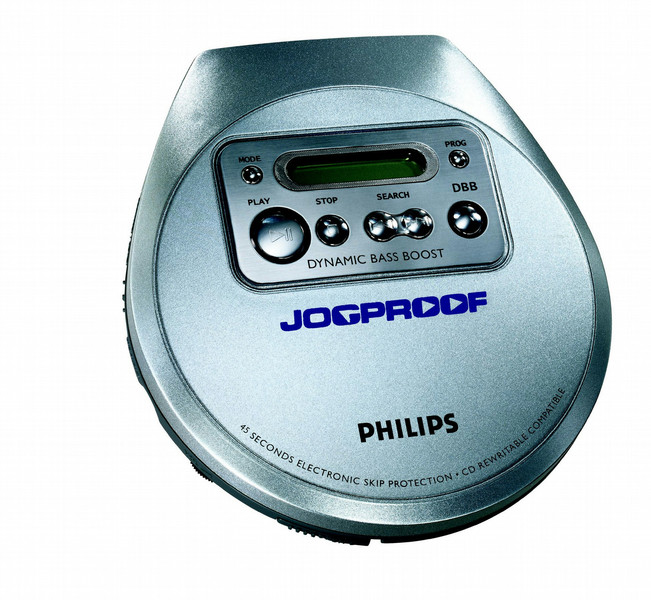 Philips AX2301/05Z Portable CD player Металлический CD-плеер