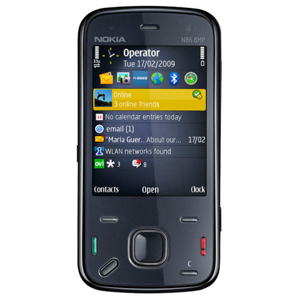 Nokia N86 Schwarz Smartphone