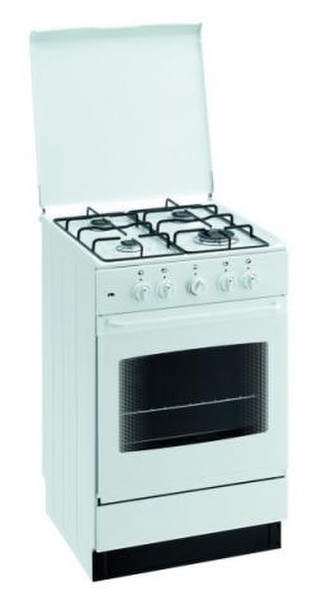 ETNA 1404HTWT Freestanding Gas hob White cooker