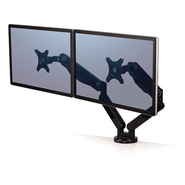 Fellowes 8042501 Clamp/Bolt-through Black flat panel desk mount