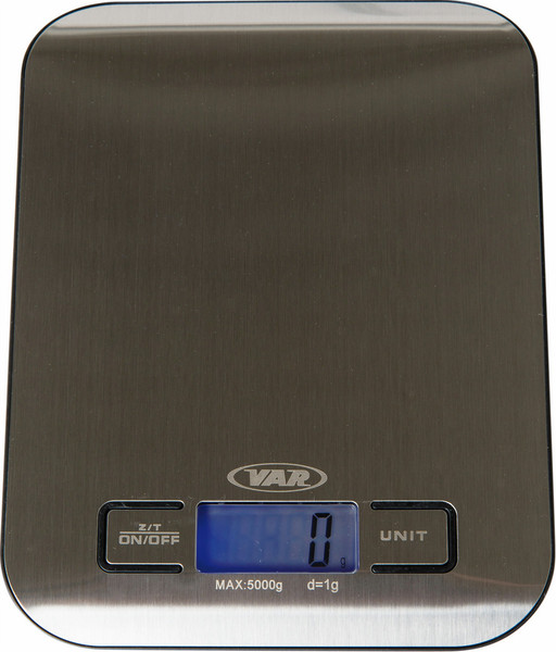 VAR DV-71800 Tabletop Electronic kitchen scale Brown