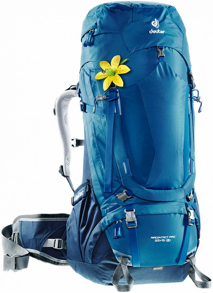 Deuter AIRCONTACT PRO 55+15 SL Unisex 70L Nylon,Polytex Blue travel backpack