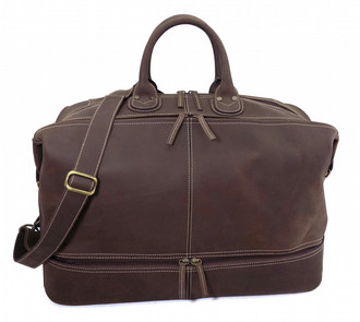 Alpenleder Arizona Leder Braun Seesack