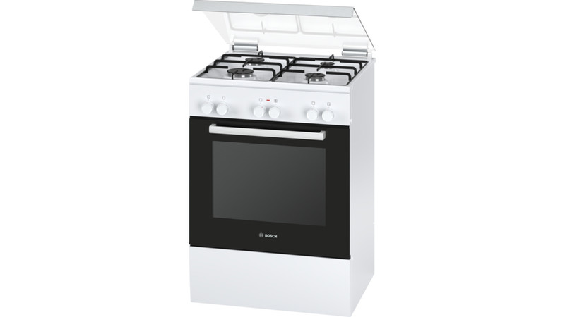 Bosch Serie 2 HGD725120N Freestanding Gas hob A Black,White cooker