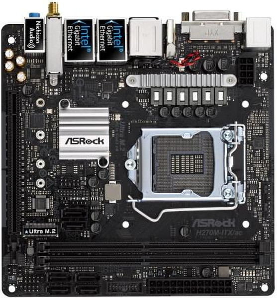 Asrock H270M-ITX/ac Intel H270 LGA1151 Mini ITX motherboard
