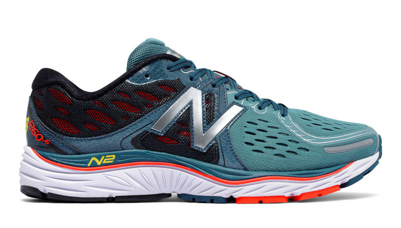 New Balance 1260v6 Для взрослых Мужской Синий, Оранжевый, Бирюзовый 41.5 кроссовки