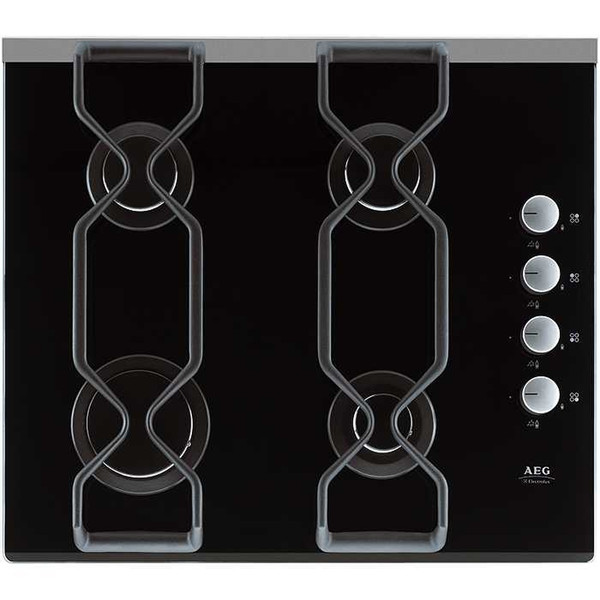 AEG 69404GB built-in gas heater built-in Gas hob Black