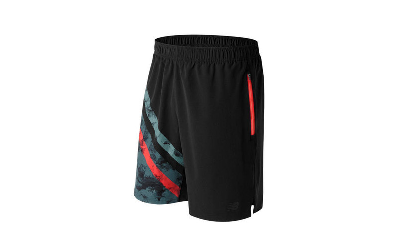 New Balance MS71044 L L Black,Orange Sport men's shorts