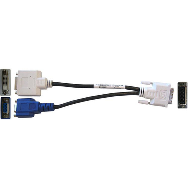 DELL 490-10758 DVI DVI,VGA (D-Sub) кабельный разъем/переходник