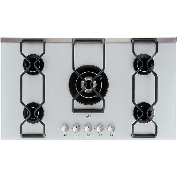 AEG 99454GM built-in gas heater silver Встроенный Gas hob Cеребряный