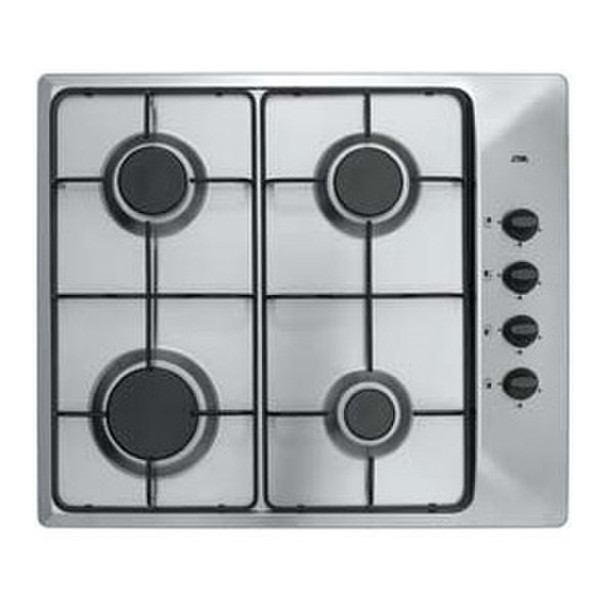 ETNA T007HZT Trendline gas heater 58cm built-in Gas hob Silver