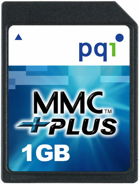 PQI MMC Plus, 1Gb Flash card 1ГБ MMC карта памяти