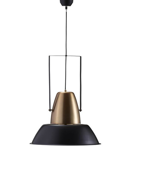 Markslöjd Autograf Flexible mount E27 Black,Brass suspension lighting