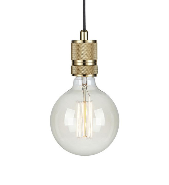 Markslöjd ETUI Hard mount E27 60W Black,Brass,Transparent suspension lighting