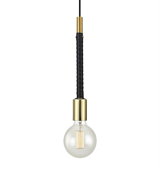 Markslöjd Saddle Hard mount E27 60W Black,Brass,Transparent suspension lighting