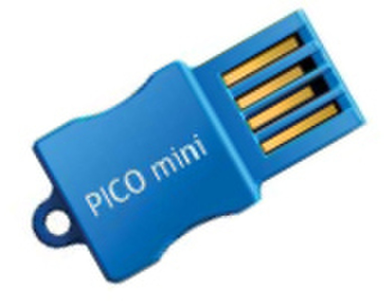 Super Talent Technology 8GB Pico Mini 8GB USB 2.0 Type-A Blue USB flash drive