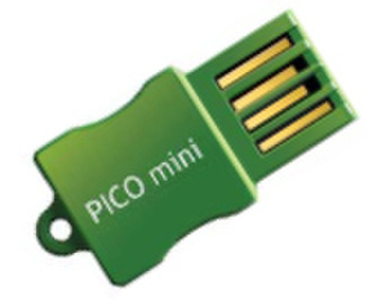 Super Talent Technology 4GB Pico Mini 4ГБ USB 2.0 Тип -A Зеленый USB флеш накопитель