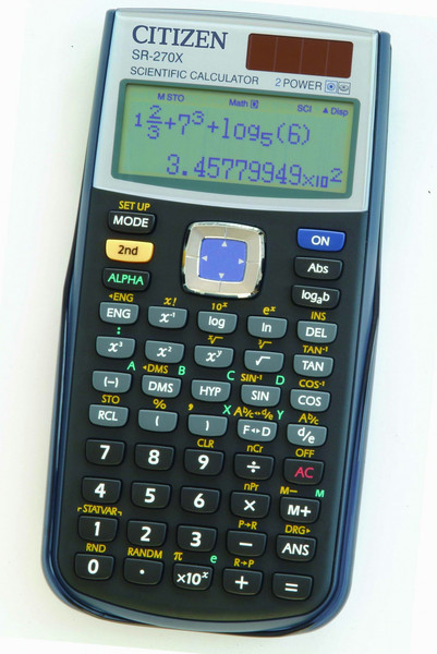 Citizen SR270X Настольный Scientific calculator Черный калькулятор