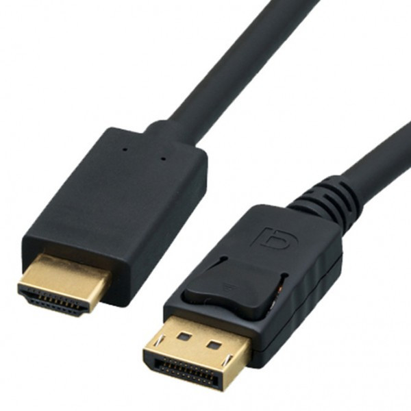 Calrad Electronics 55-651-15 4.5m DisplayPort HDMI Schwarz Videokabel-Adapter