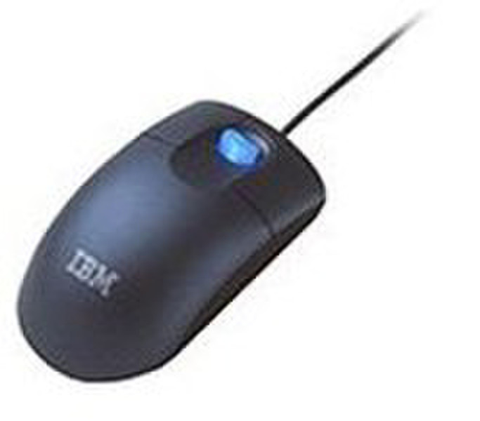 IBM ScrollPoint 800 DPI Optical Mouse - USB & PS/2 USB+PS/2 Оптический 800dpi Черный компьютерная мышь
