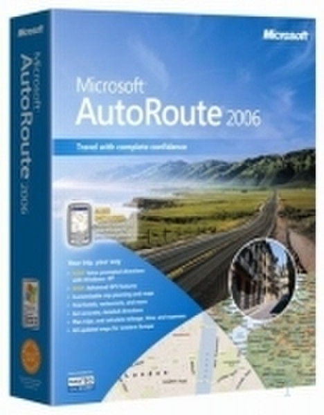 Microsoft AutoRoute Euro 2006