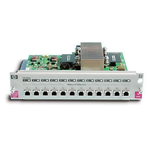 HP ProCurve Switch XL 12p 100-FX MTRJ Module network switch component