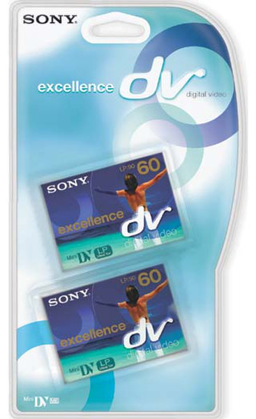 Sony 2DVM60EX-BT MiniDV Excellence Tape MiniDV blank video tape