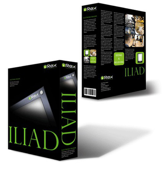IREX Technologies iLiad 2nd Edition 8.1Zoll Touchscreen Schwarz eBook-Reader