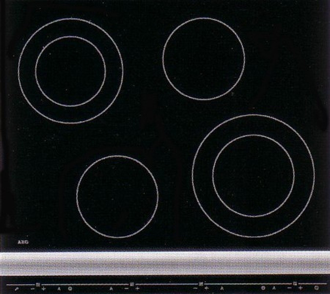 AEG FM6520KAN inb heater Eingebaut Ceramic hob Schwarz