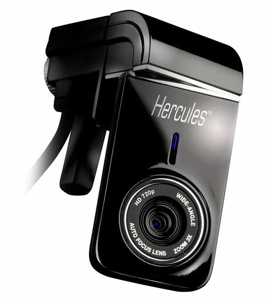 Hercules Dualpix HD720 5MP 1280 x 800Pixel USB 2.0 Schwarz Webcam
