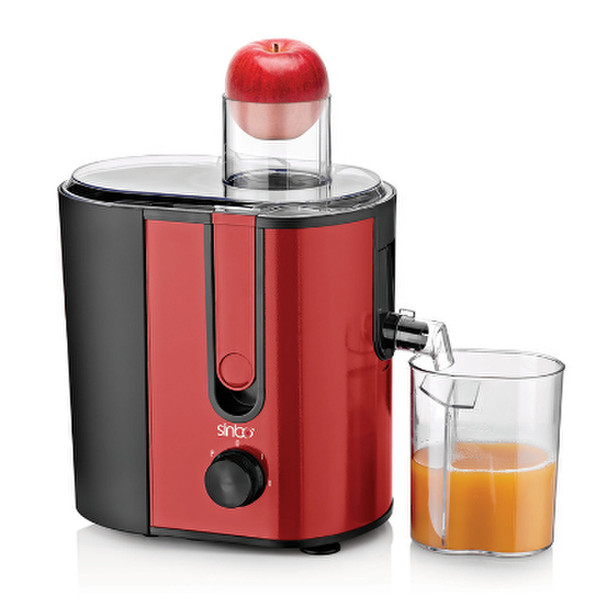 Sinbo SJ-3143 Juice extractor 700W Red,Stainless steel
