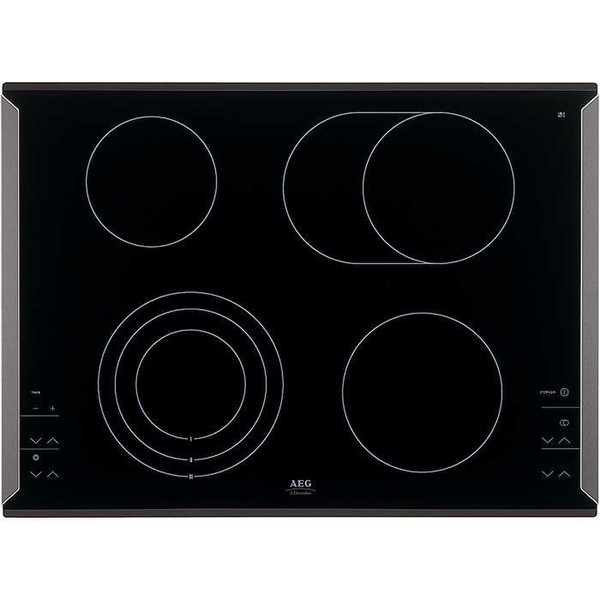 AEG 79301KFMN built-in gas heater Встроенный Ceramic hob Черный