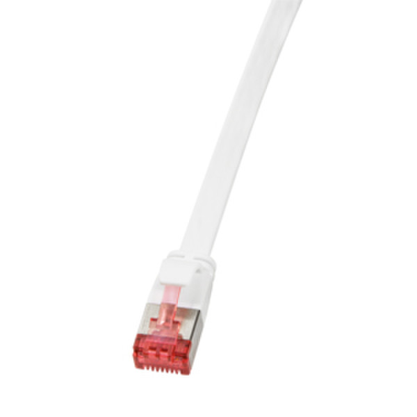 LogiLink CF2011S 0.25m Cat6 U/FTP (STP) White networking cable